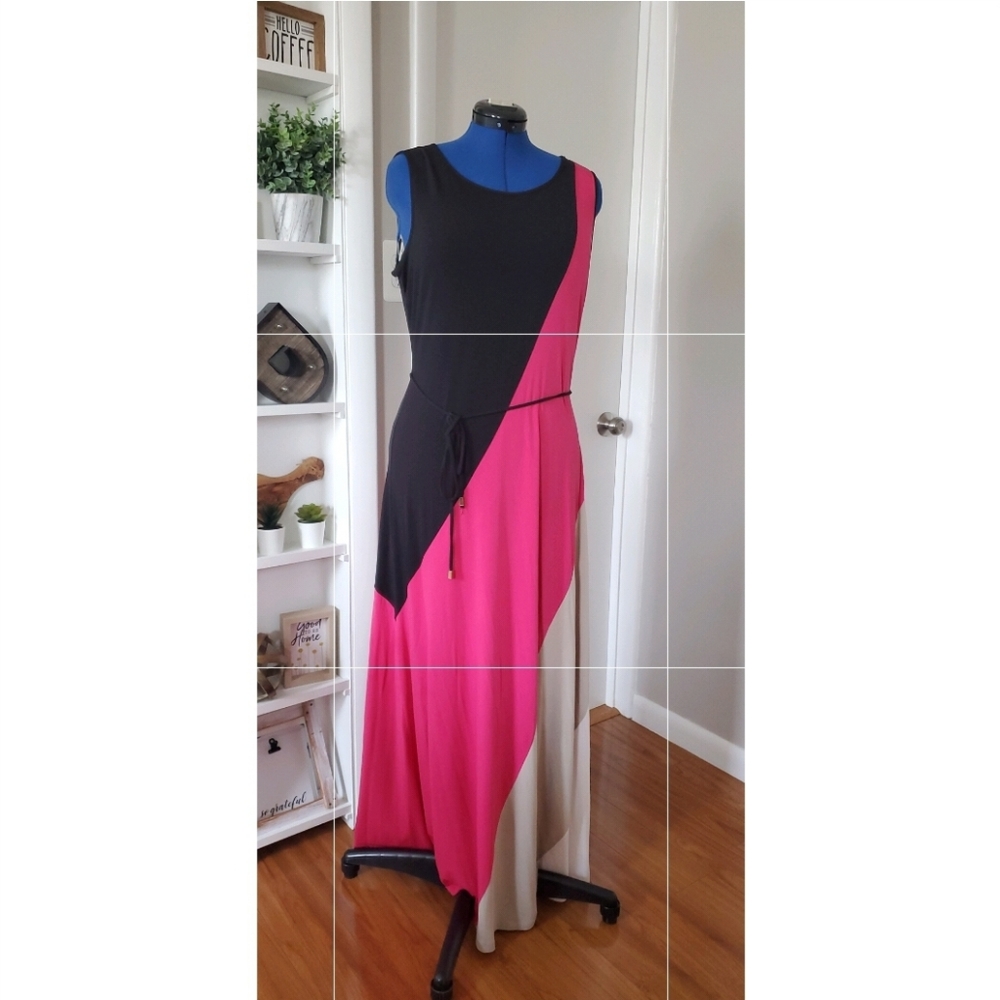Pink and black Maxi